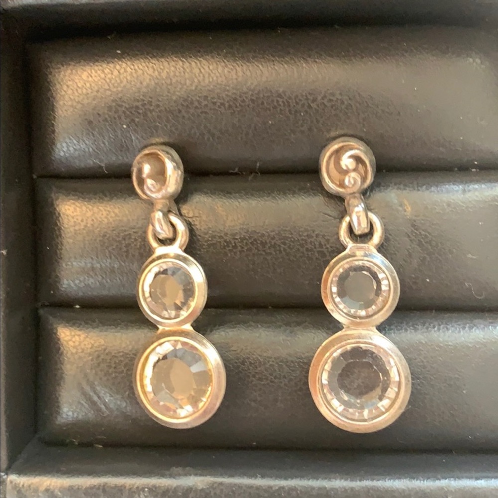Brighton Silver/CZ Earrings